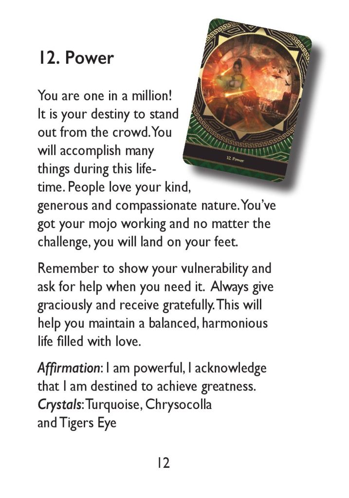 Oracle cards With affirmations