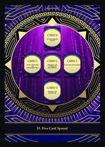 five-card spread for Spiritual growth or general questions