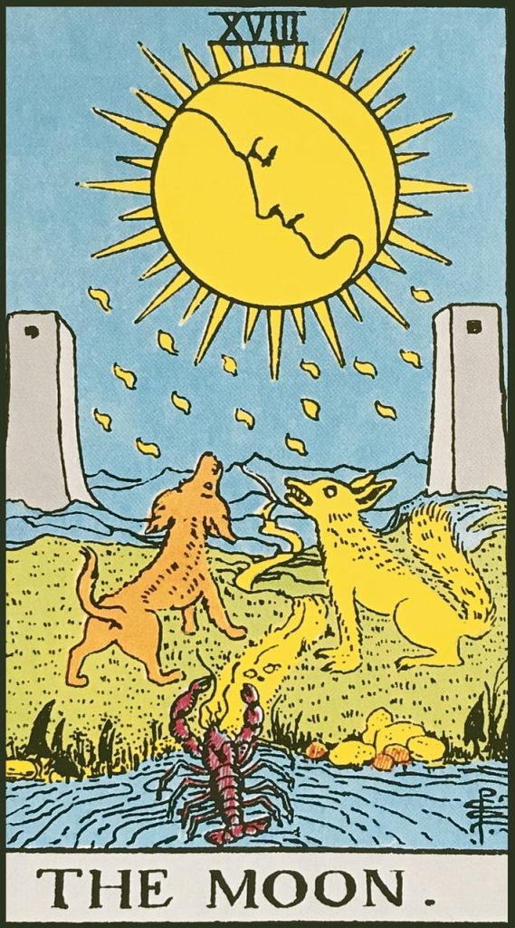 The Tarot Card The Moon