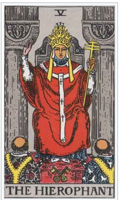 Tarot Card 5 Major Arcana The Herophant