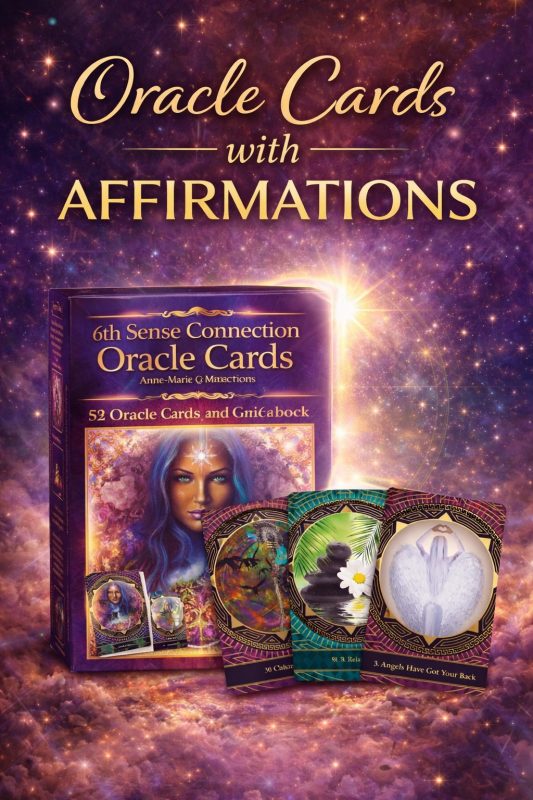 Oracle cards with affirmations