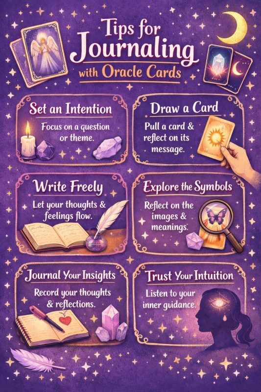 journaling with oracle cards