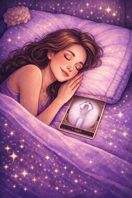 oracle cards under pillow