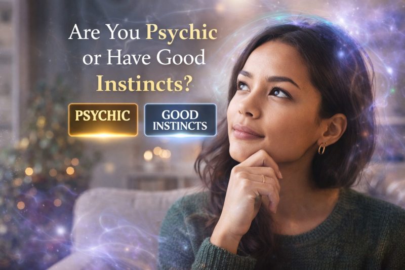 how do you tell if you are psychic or just have good instincts