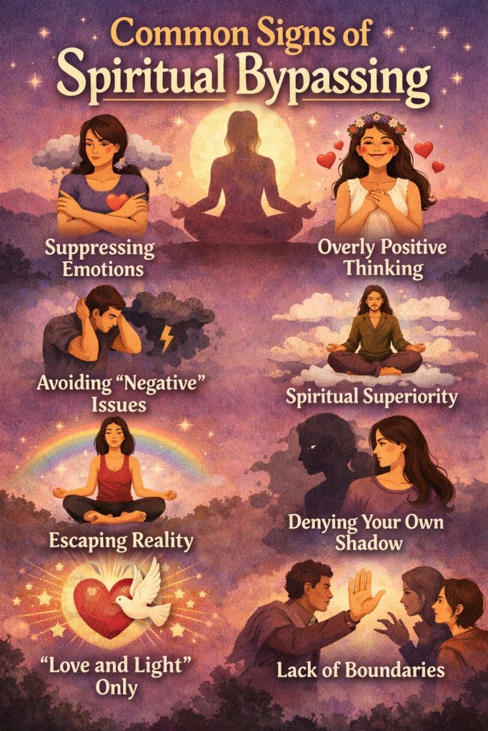 comon signs of Spiritual bypassing