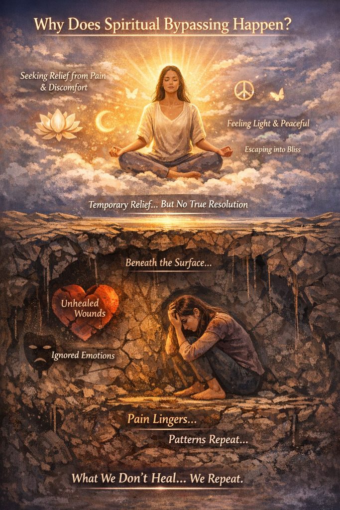 why does spiritual bypassing happen 