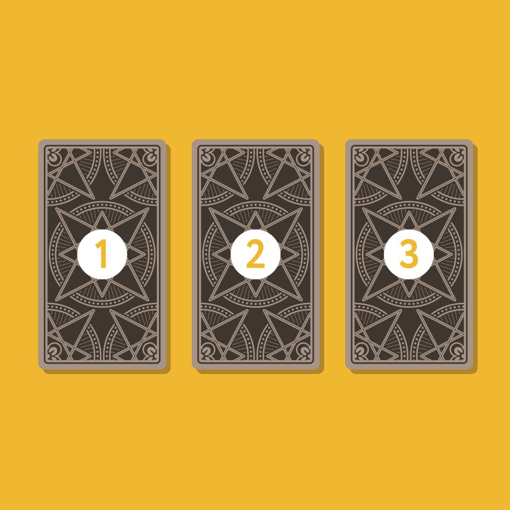 Typical 3 card spread