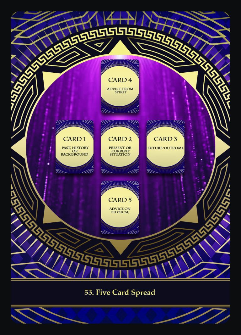 five card spread for Spiritual growth or general questions