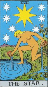The Star tarot card