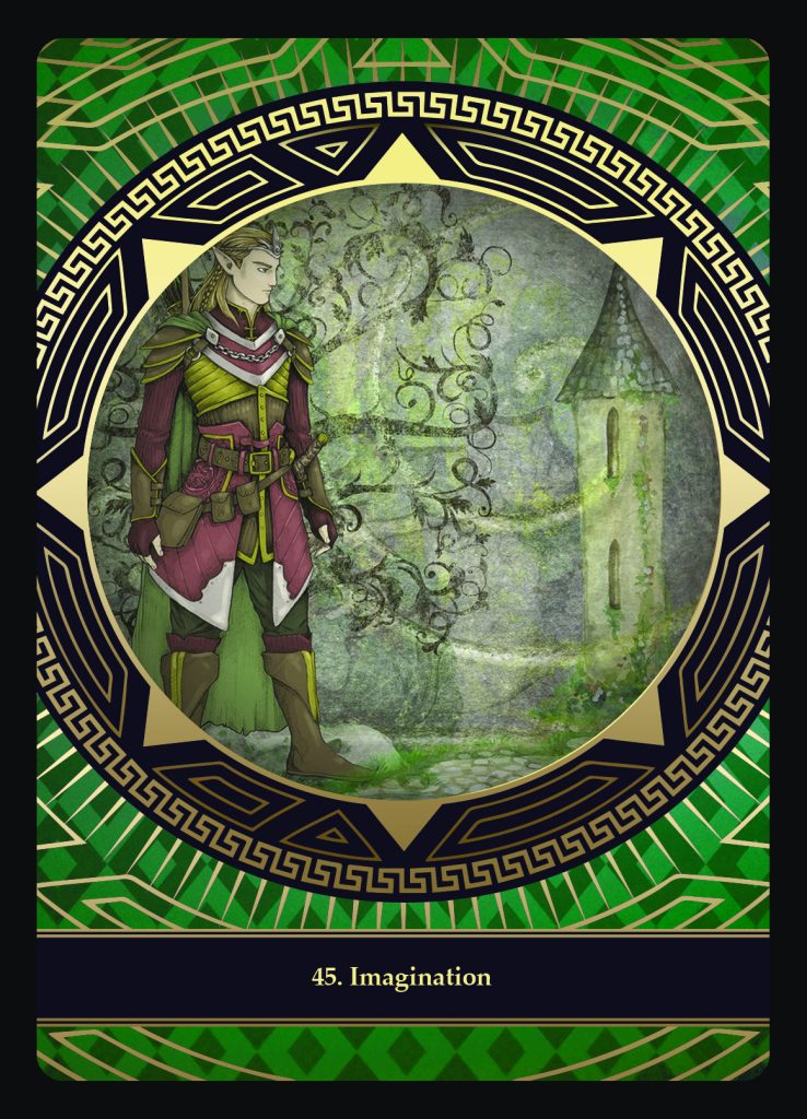 45 Imagination 6th Sense Connection Oracle Card Imagination
