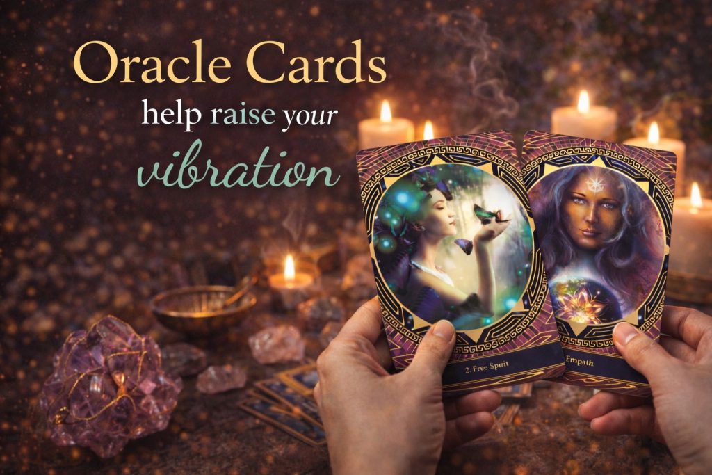 practice gratitude with Oracle Cards 
