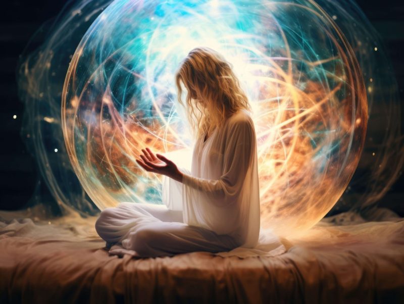 Create A bubble of light around you 