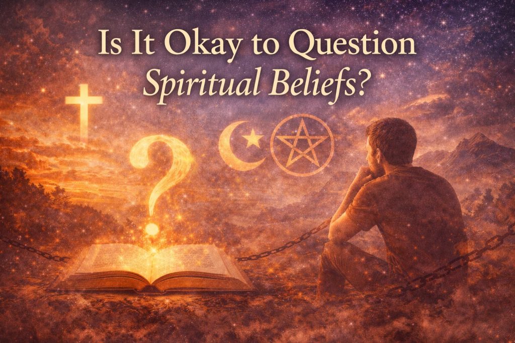 is it ok to question spiritual beliefs